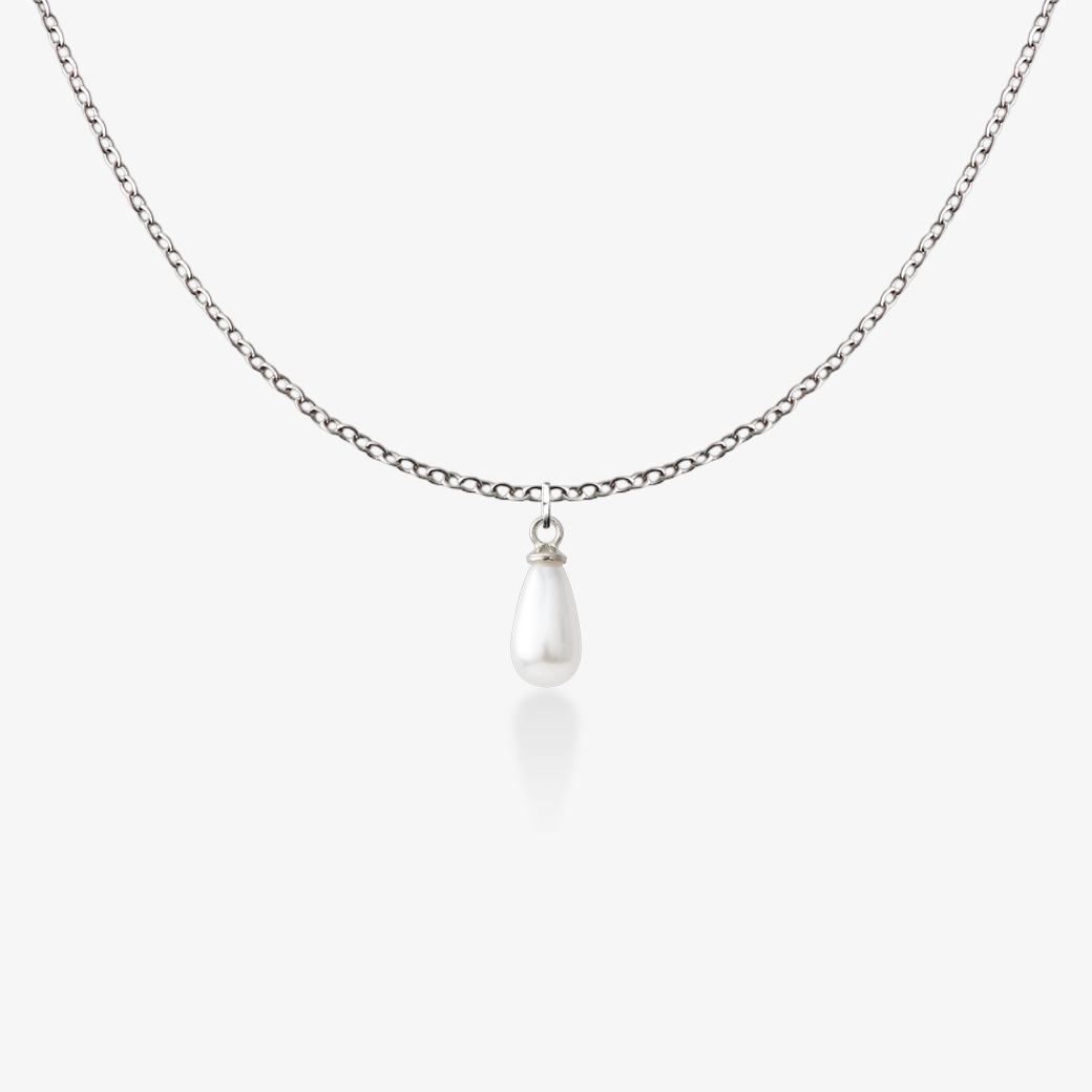 水滴珍珠．項鍊