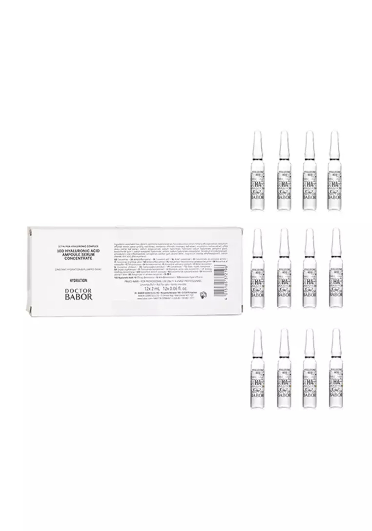 Babor Doctor Babor 10D Hyaluronic Acid Ampoule Serum Concentrate 10D透明質酸安瓿 2ml x 24