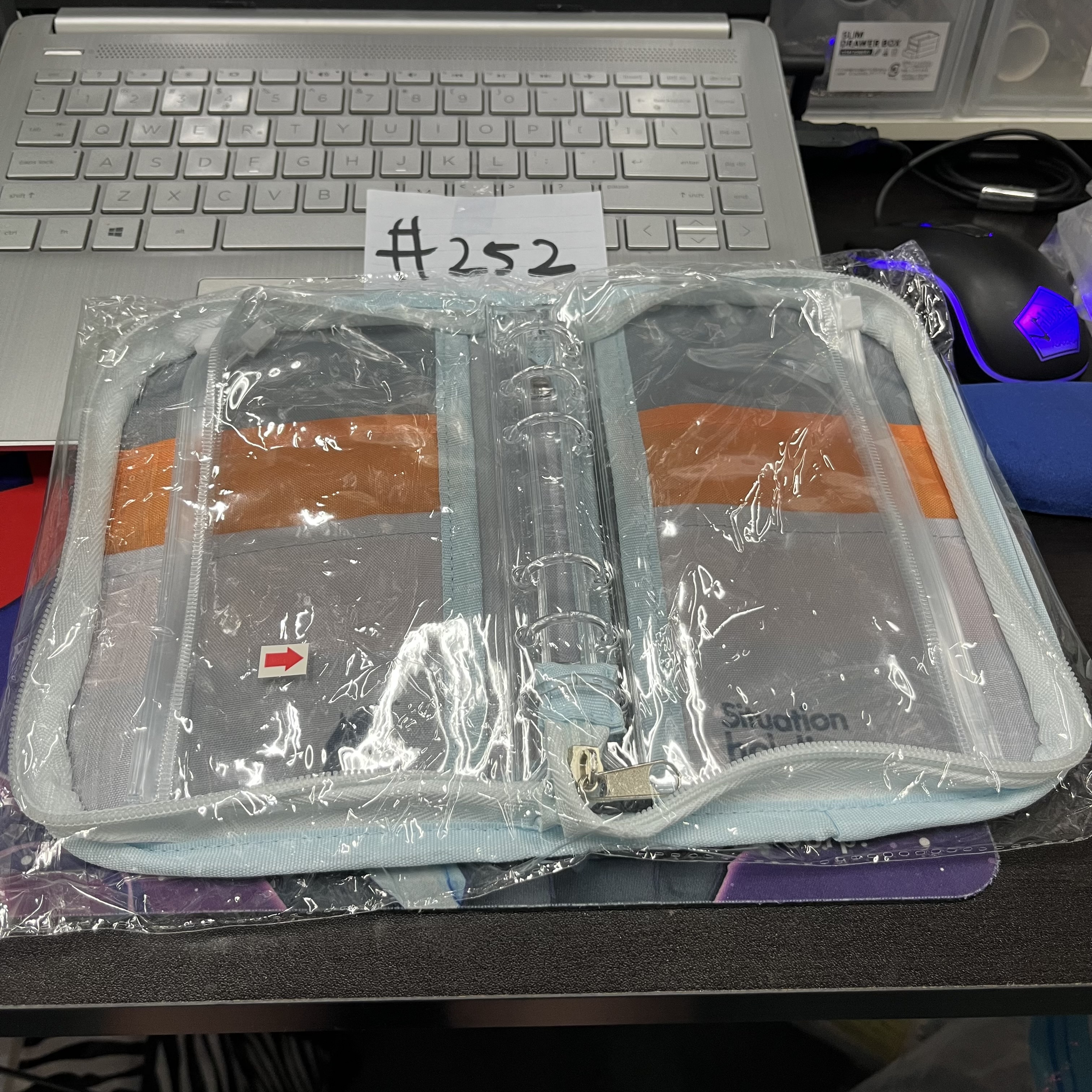 HOLOLIVE FUBUKI 收納袋 travel pack USED#252