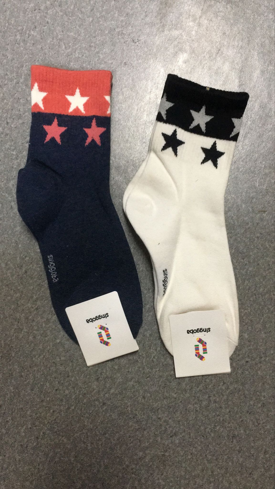 現貨 韓國星星短襪 （此為清貨價貨品不設退換）AT6 697