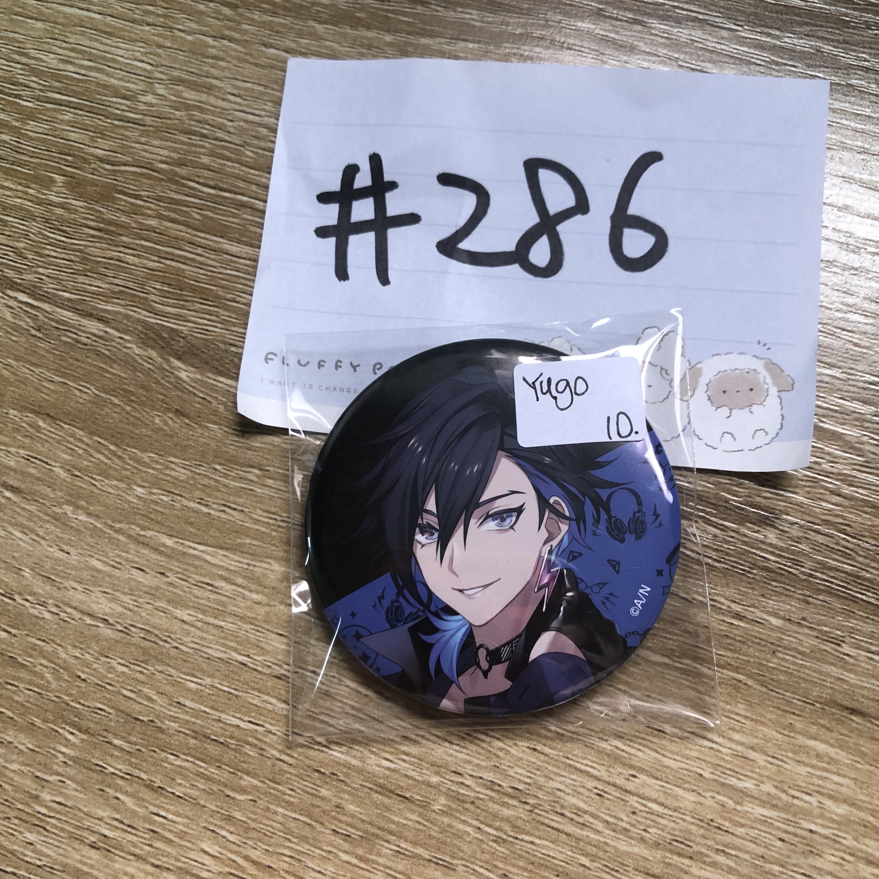 彩虹社 YUGO 襟章#286