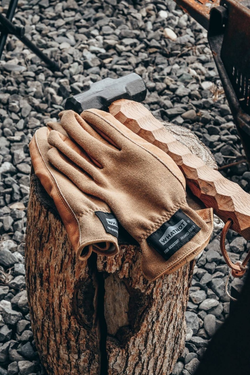 Whatnot｜Outdoor Gloves｜日本製牛皮難燃手套