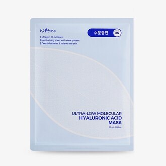 【預購】AKR062121 Isntree 超低分子玻尿酸面膜一盒10張