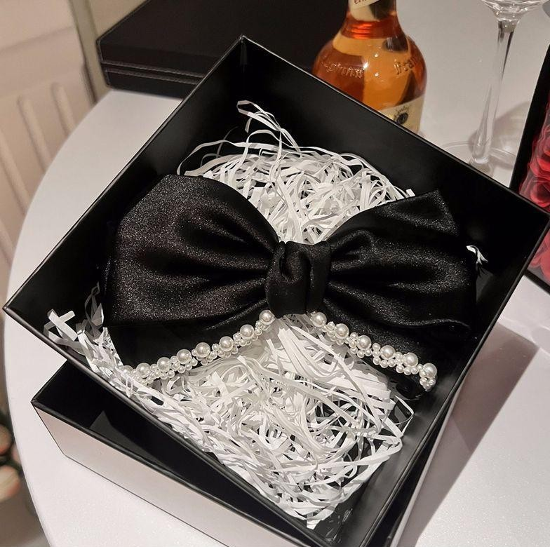 French Style Satin Bow Spring Top Clip