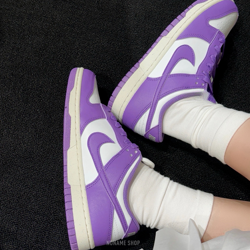 NIKE DUNK LOW NEXT NATURE 環保材質 休閒鞋 葡萄奶昔 白紫 (女款)