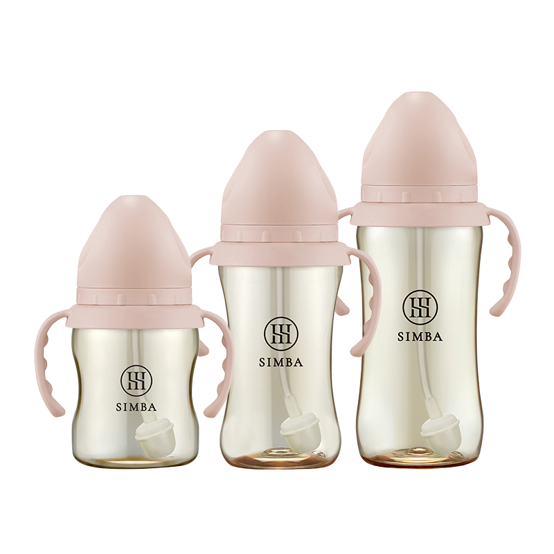 Simba 小獅王辛巴 蘊蜜鉑金PPSU寬口吸管把手防脹氣奶瓶