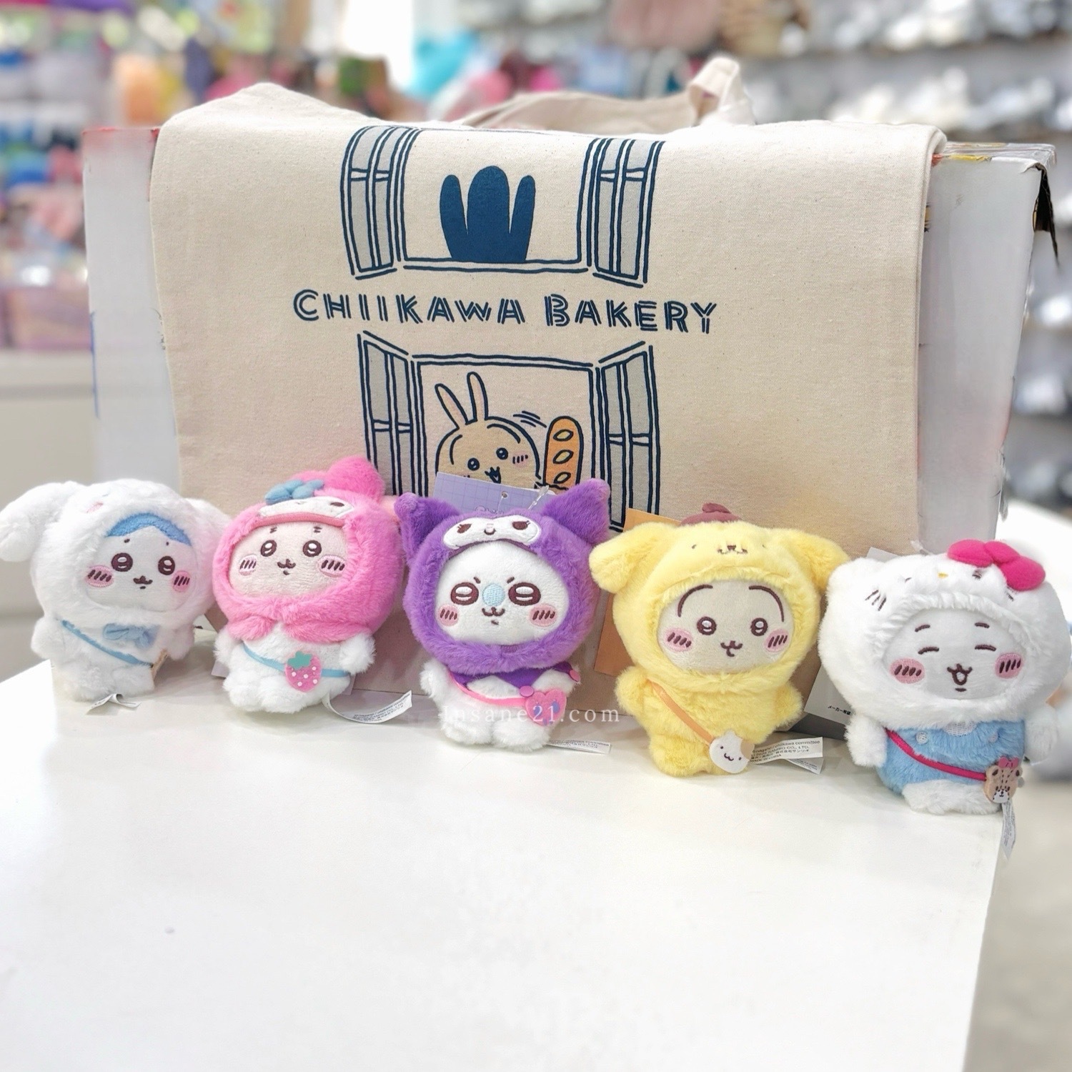 SANRIO x CHIIKAWA 三麗鷗x吉伊卡哇系列 吊飾 三麗鷗角色服 聯名款 HELLO KITTY 布丁狗 烏薩奇