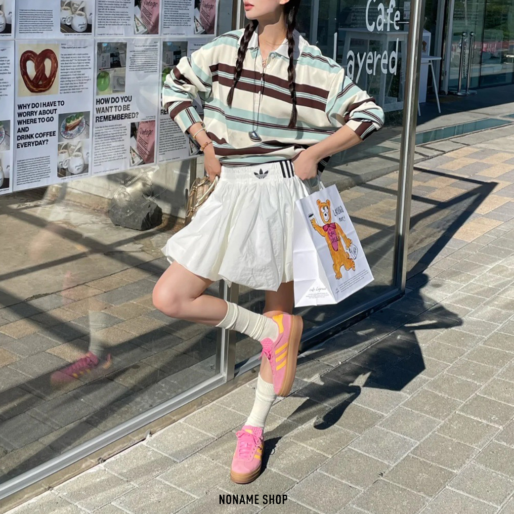 ADIDAS ORIGINALS BUBBLE SKIRT 花苞裙 泡泡裙 白色 (女款)