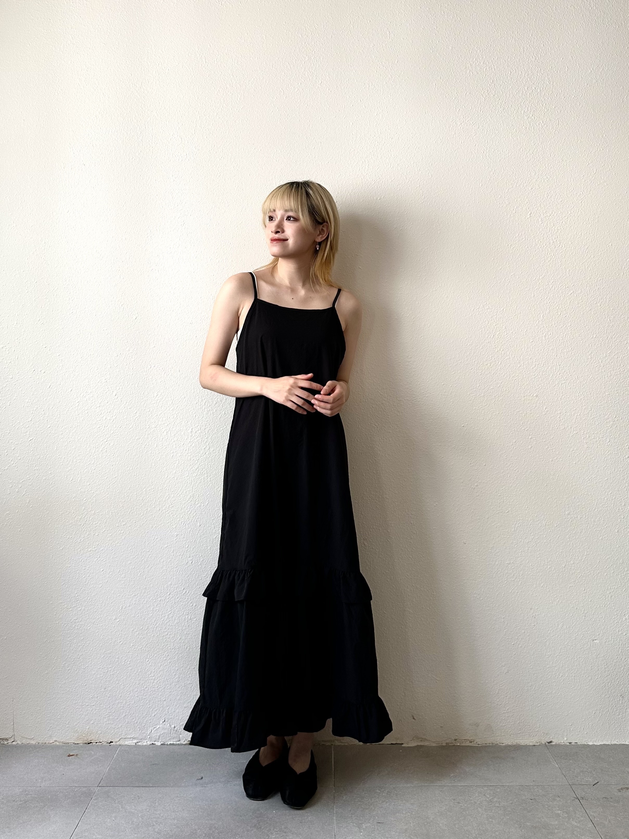 知性優雅風～ 簿款索索料連衣裙 - OP51708