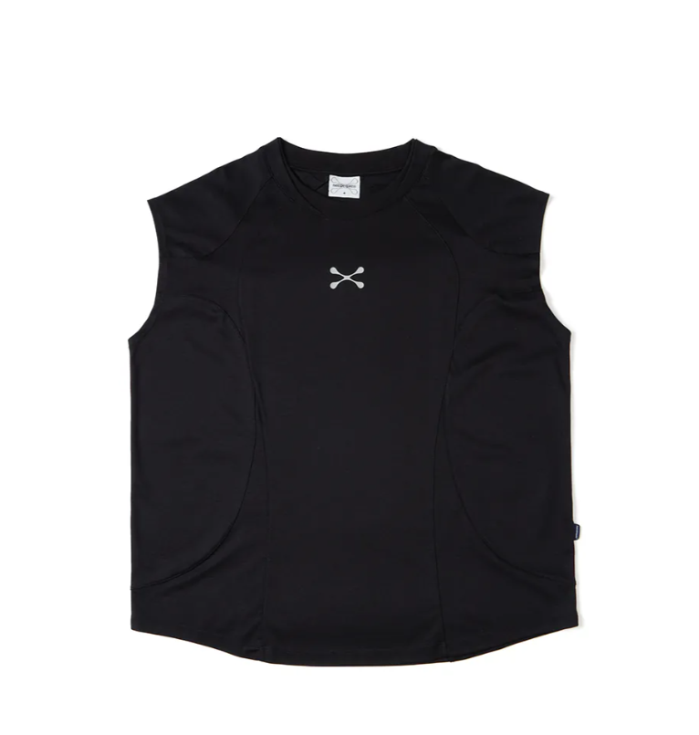 NOZZLE QUIZ Football Tank Top (黑色)