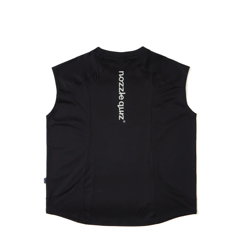 NOZZLE QUIZ Football Tank Top (黑色)