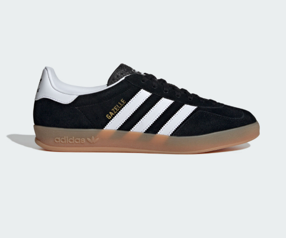Adidas Gazelle Indoor 復古德訓鞋｜男女同款 黑色膠底潮流休閒鞋/復古滑板風 × 韓系穿搭必備 JUN25