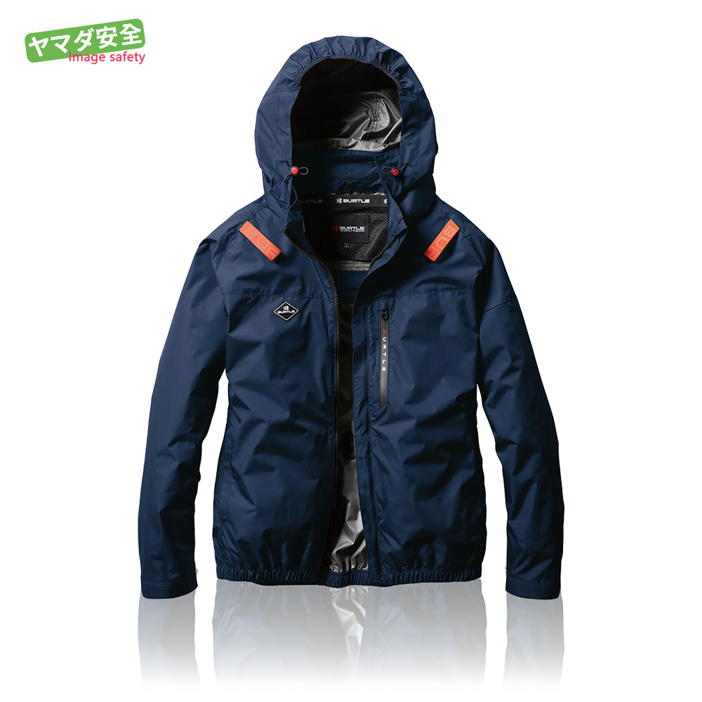 AC2061-3 含帽長袖外套 深藍