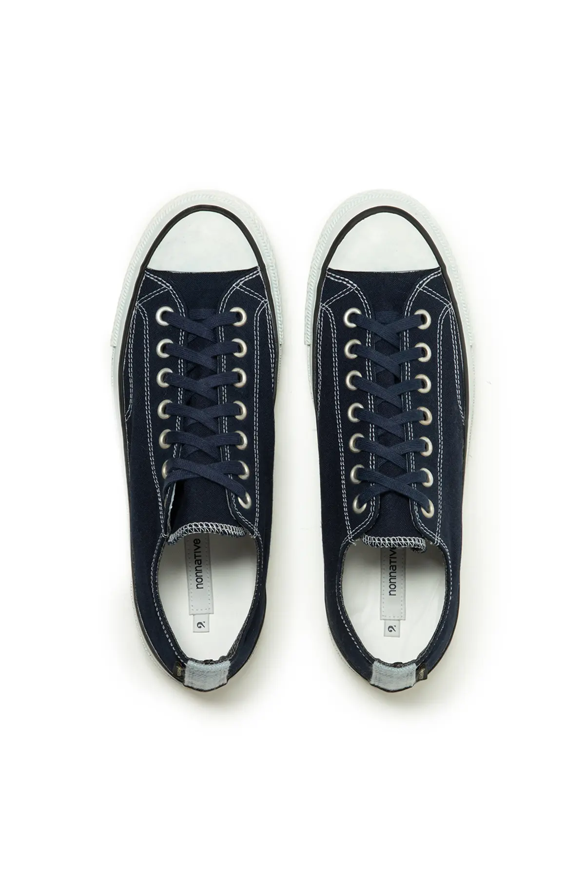 NONNATIVE DWELLER TRAINER LOW COTTON CANVAS OVER DYE WITH GORE-TEX by SPINGLE MOVE (2COL)