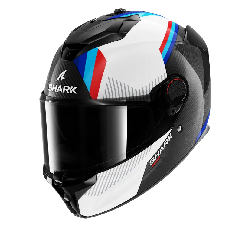 SHARK SPARTAN GT CARBON DOKHTA 黑白藍紅 彩繪