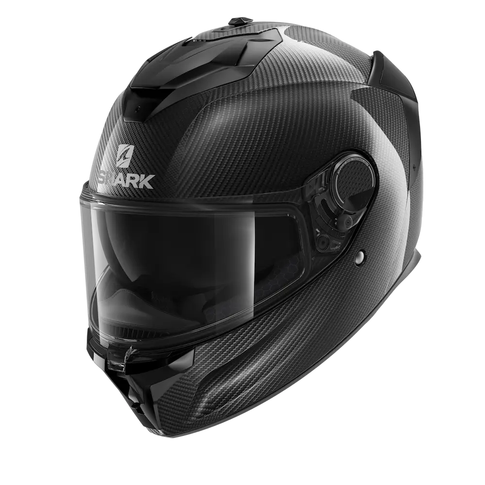 SHARK SPARTAN GT CARBON CARBON SKIN 亮光黑 碳纖維外殼