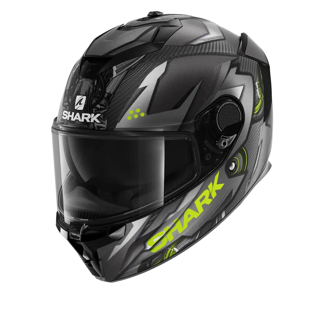 SHARK SPARTAN GT CARBON URIKAN 黑黃 彩繪