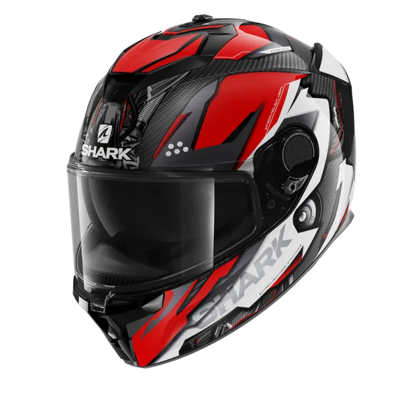 SHARK SPARTAN GT CARBON URIKAN 黑白紅 彩繪