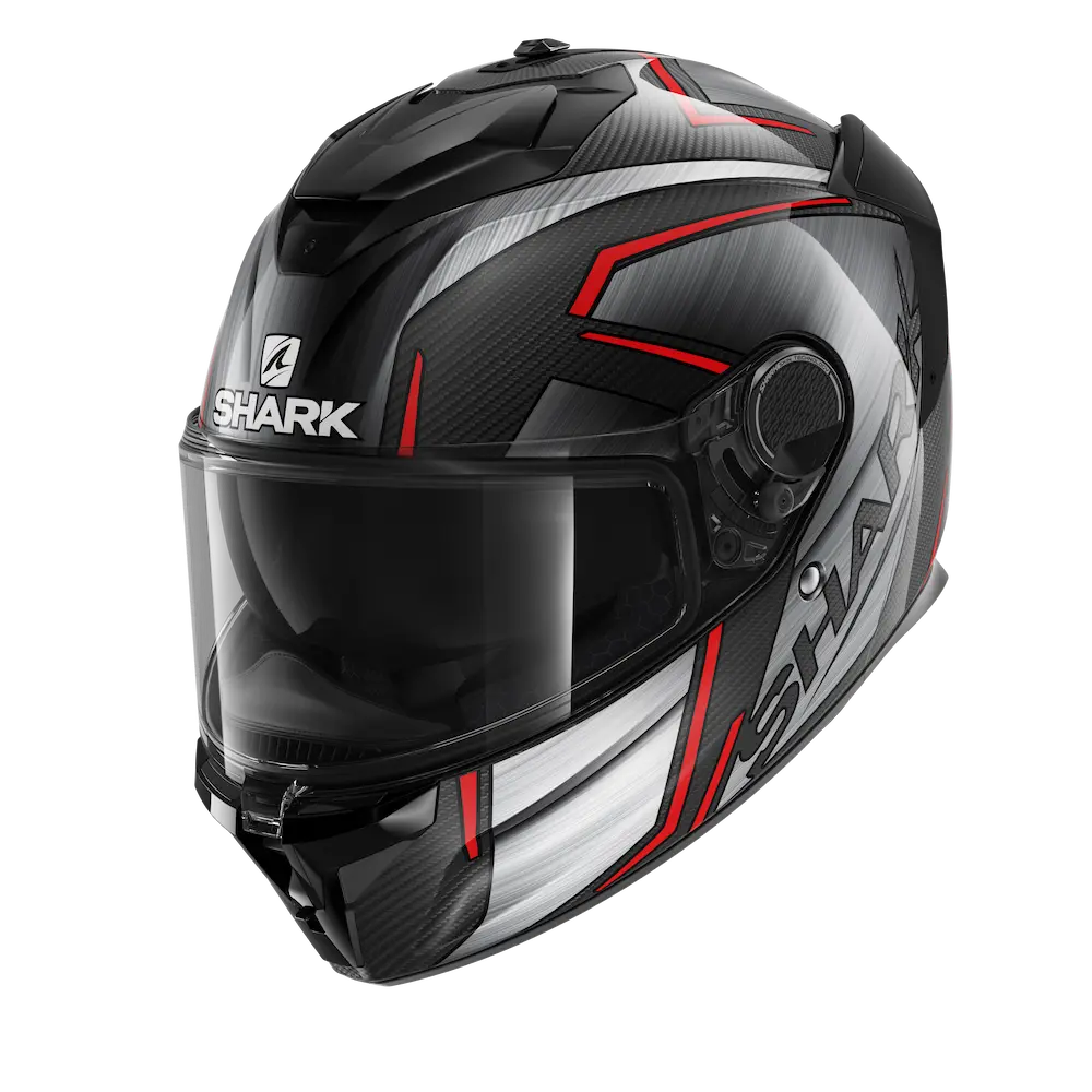 SHARK SPARTAN GT CARBON KROMIUM 黑白紅 彩繪