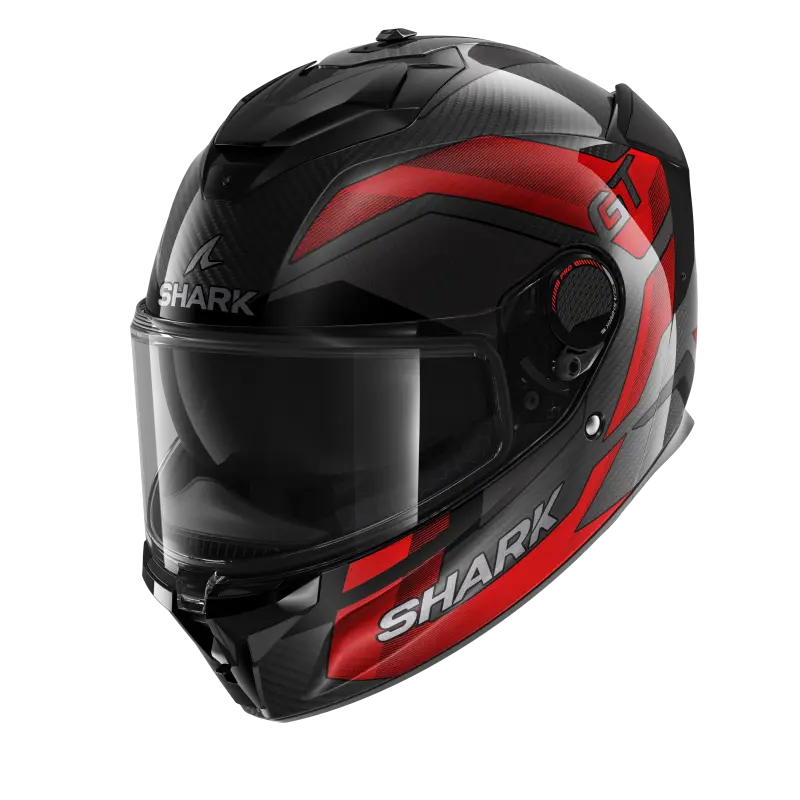 SHARK SPARTAN GT CARBON RITMO 黑紅 彩繪