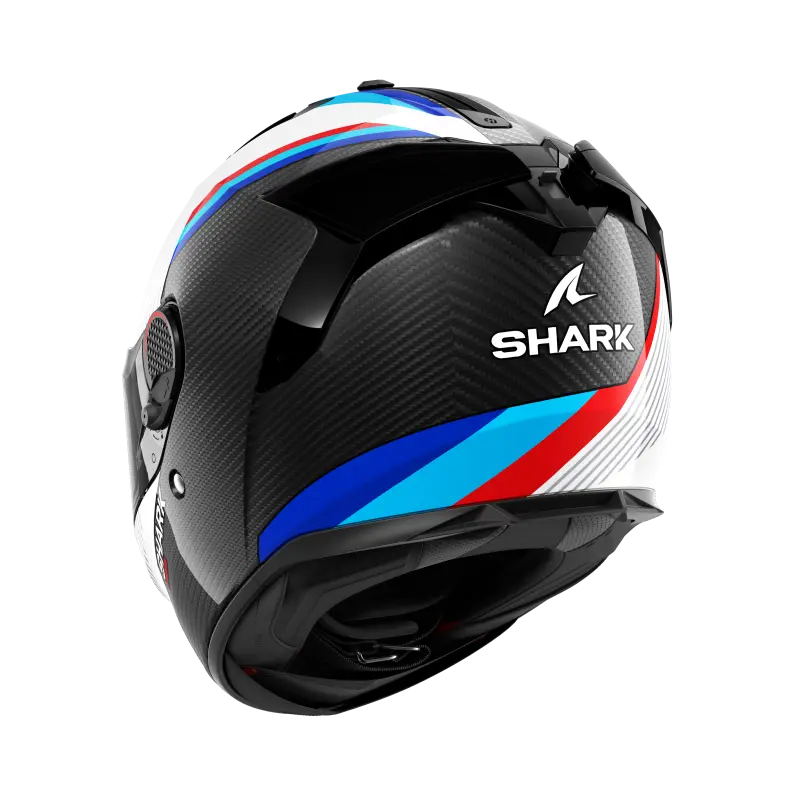 SHARK SPARTAN GT CARBON DOKHTA 黑白藍紅 彩繪