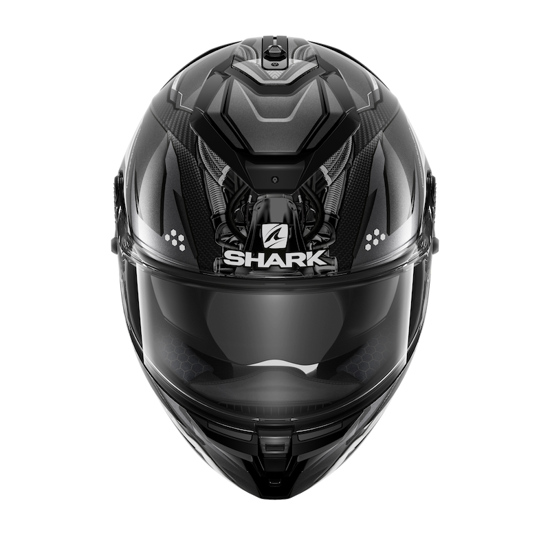 SHARK SPARTAN GT CARBON URIKAN 黑白 彩繪