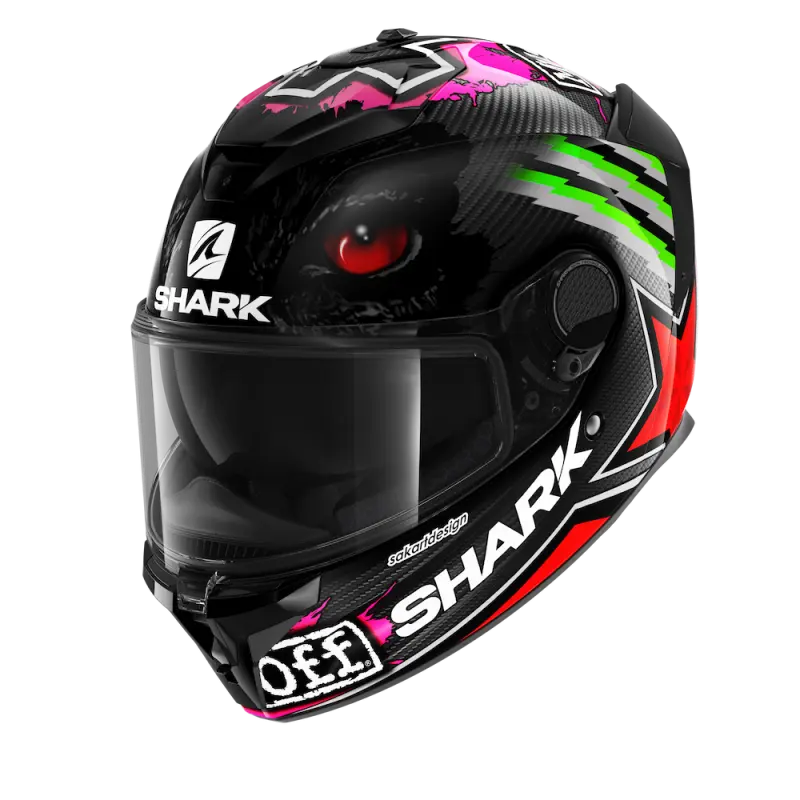 SHARK SPARTAN GT CARBON REDDING SIGNATURE 黑紅粉黃 選手彩繪