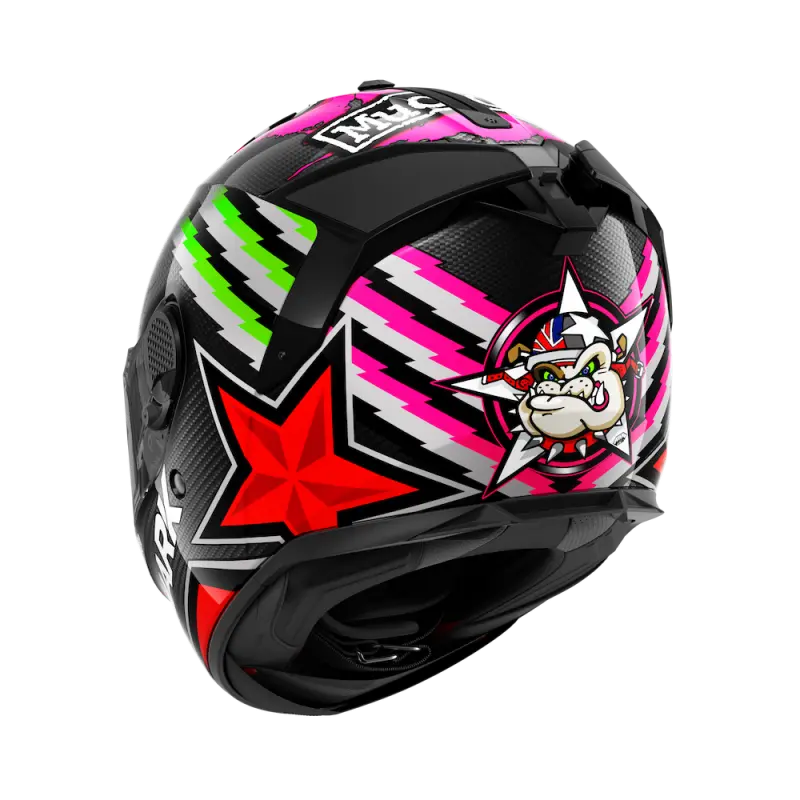 SHARK SPARTAN GT CARBON REDDING SIGNATURE 黑紅粉黃 選手彩繪