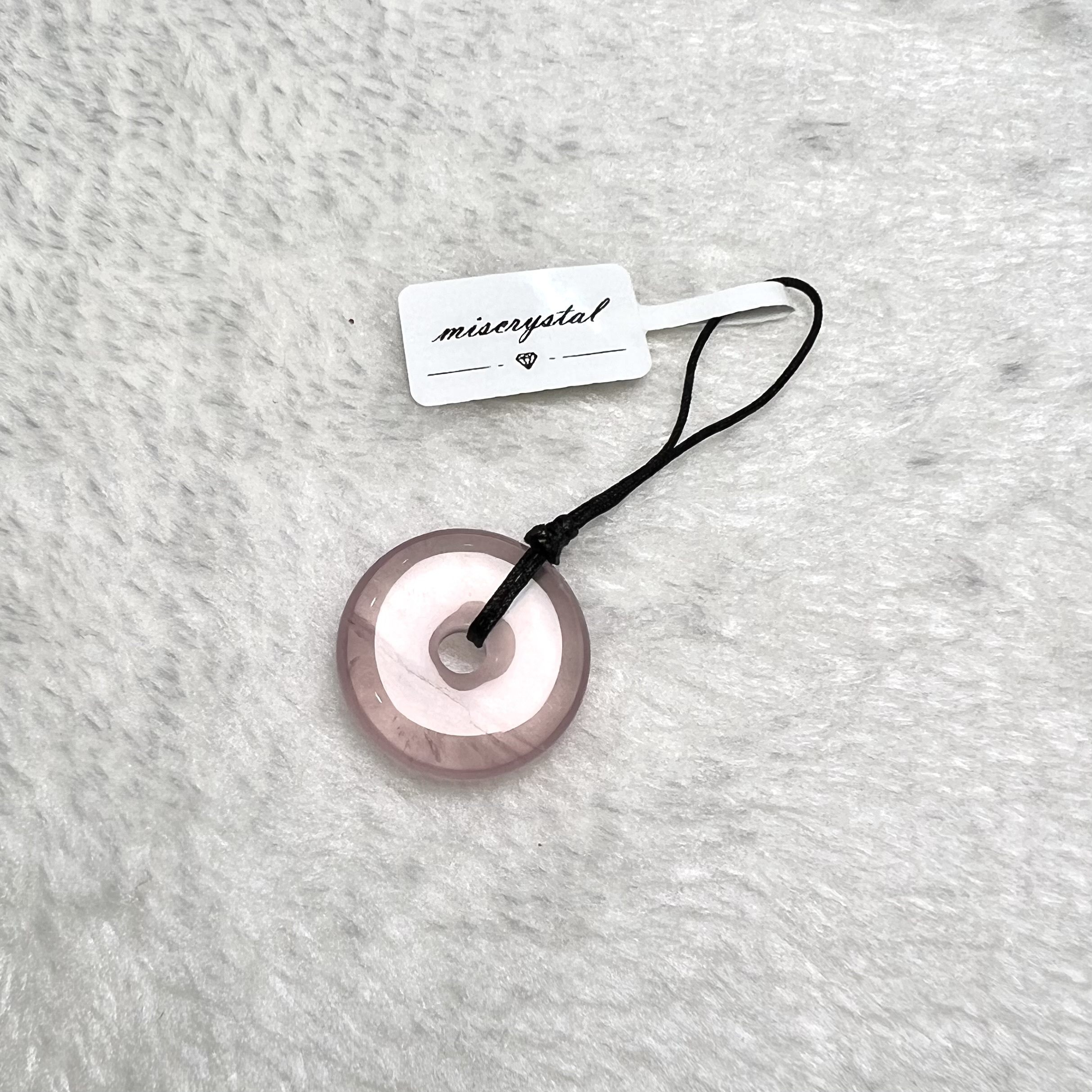 粉晶平安扣 #A589A