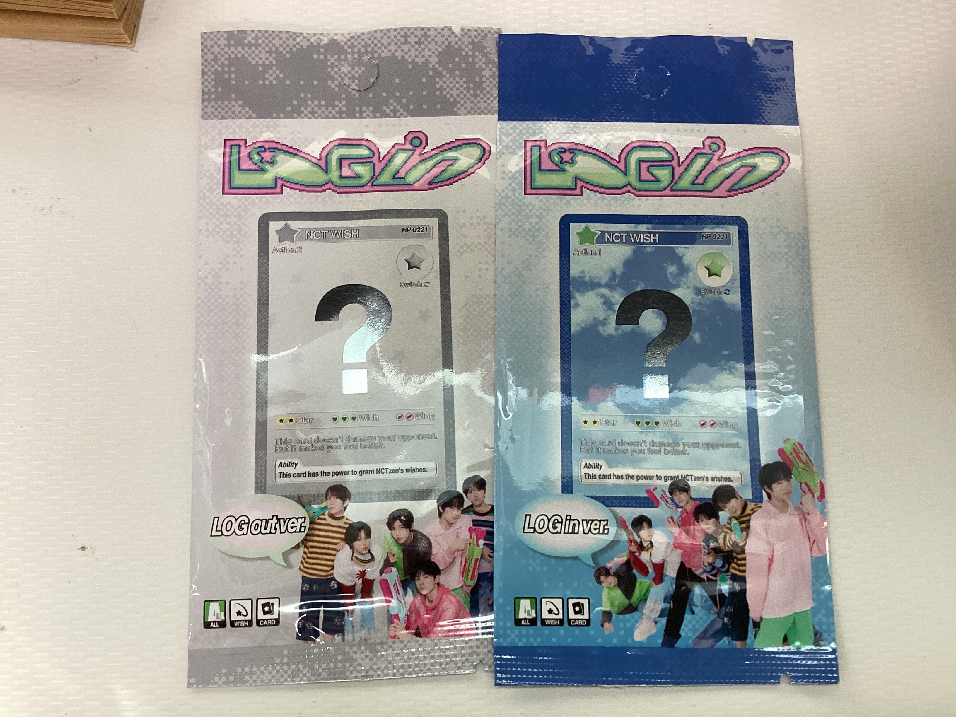 Nct wish Login tour Trading card