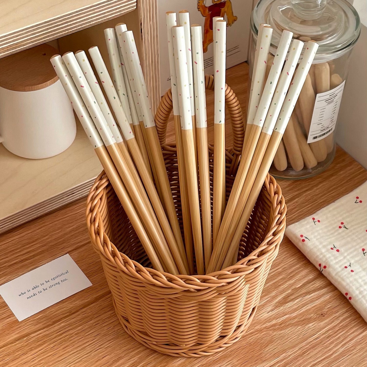 《6064》繽紛糖針竹木筷