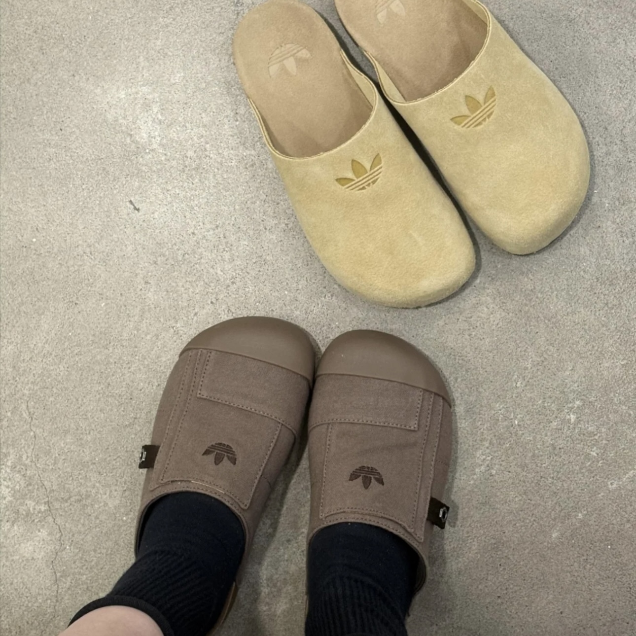 ADIDAS ORIGINALS ADIMULE SLIDES 深土棕 大地色 穆勒鞋 包頭拖 JP9189