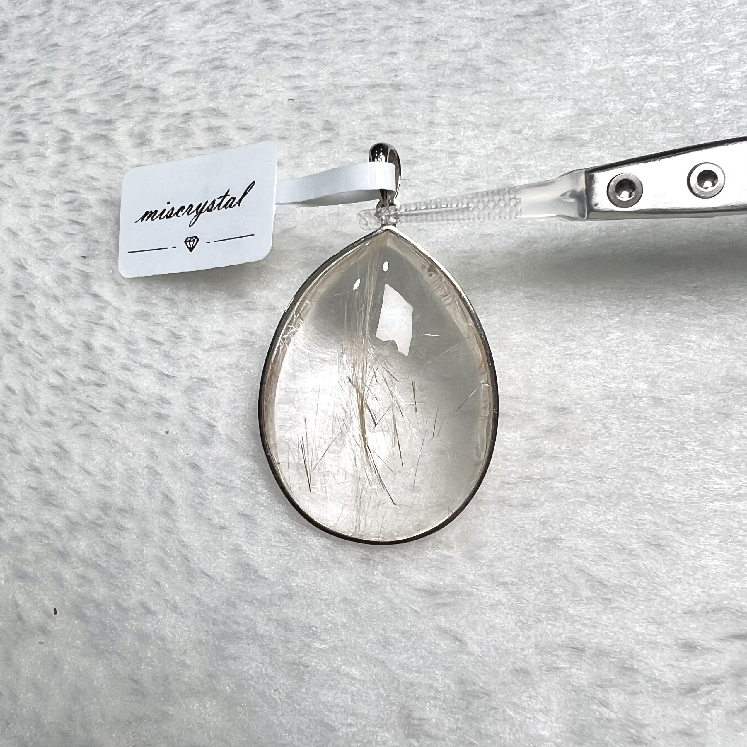 金髮晶吊墜 #A590