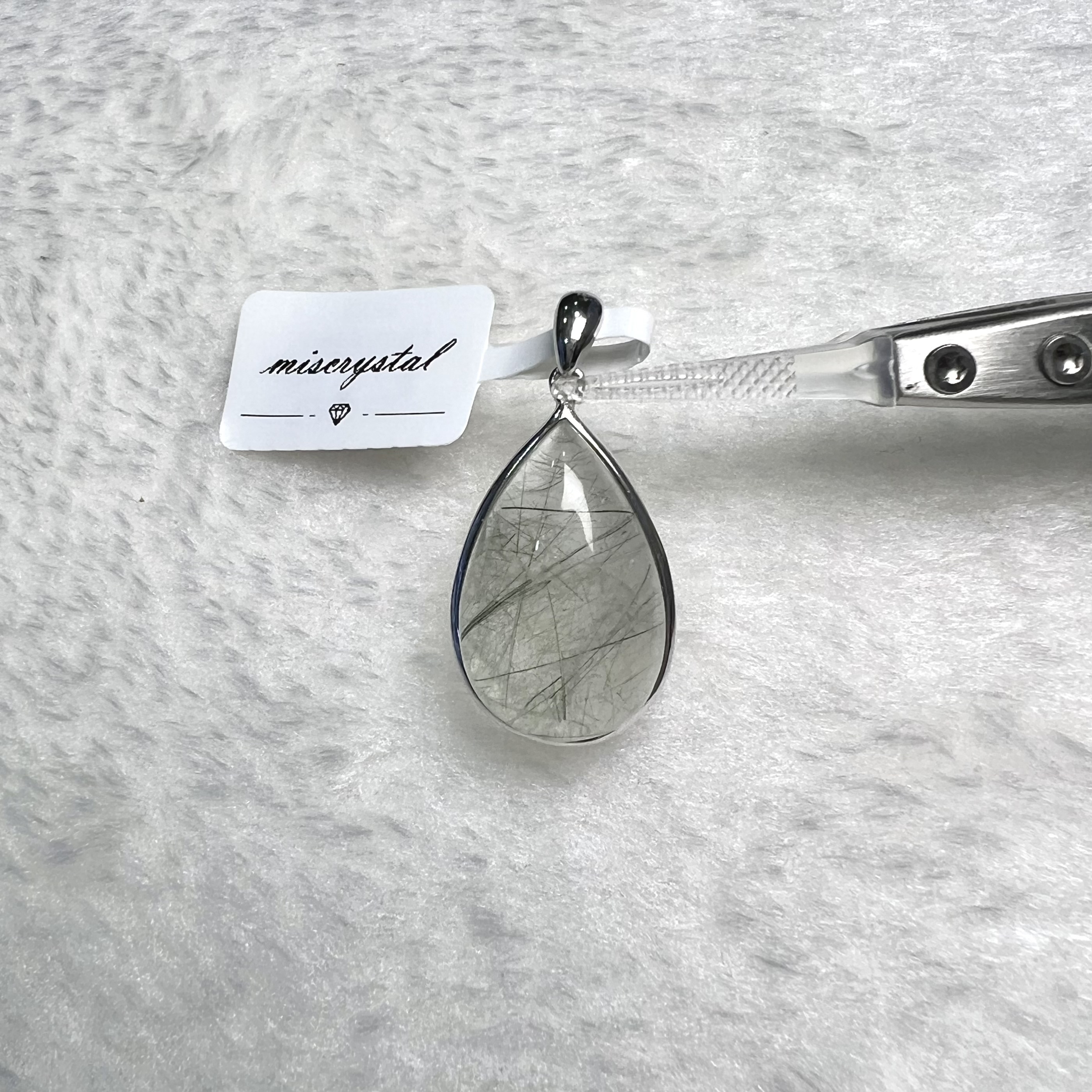 綠髮晶吊墜 #A593