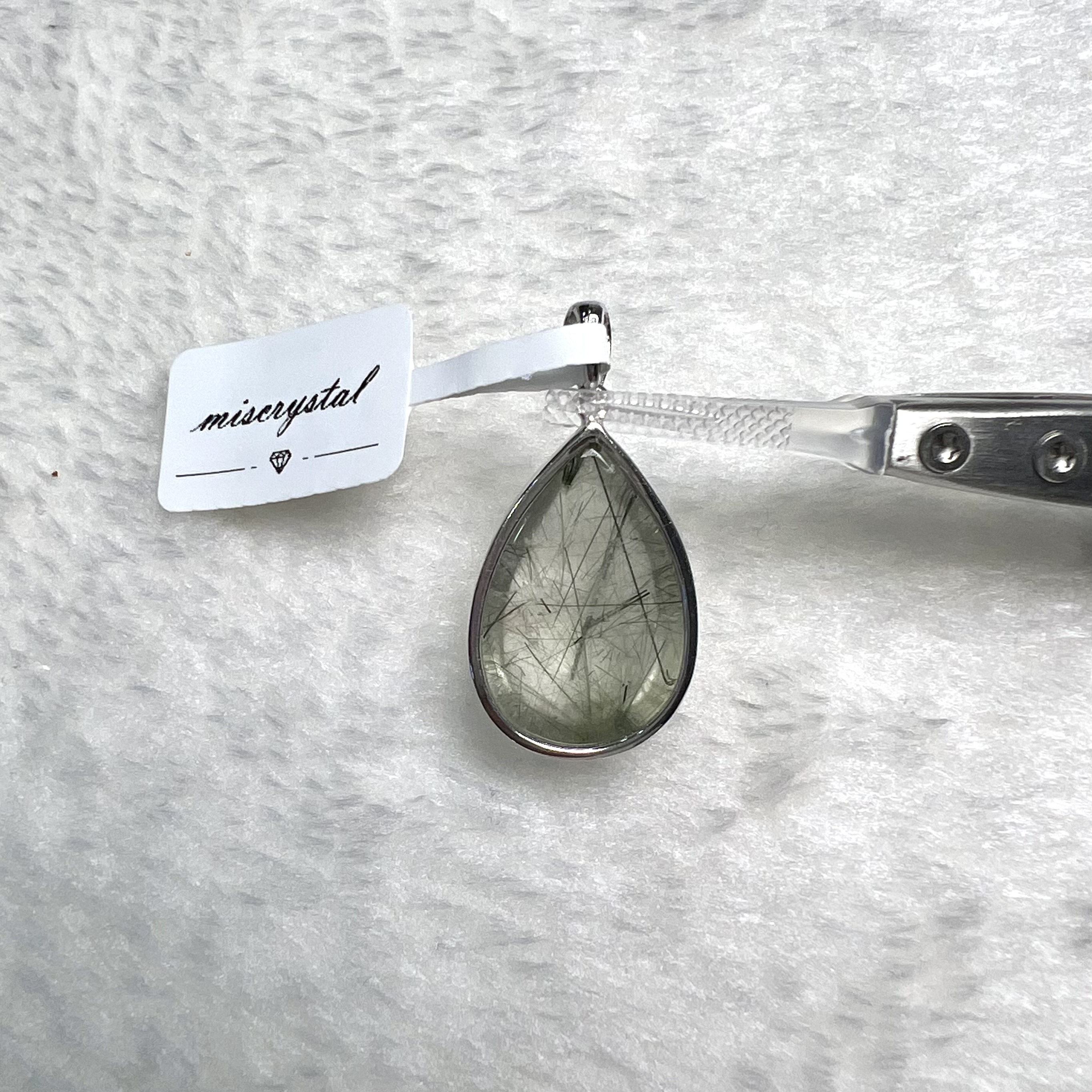 綠髮晶吊墜 #A594