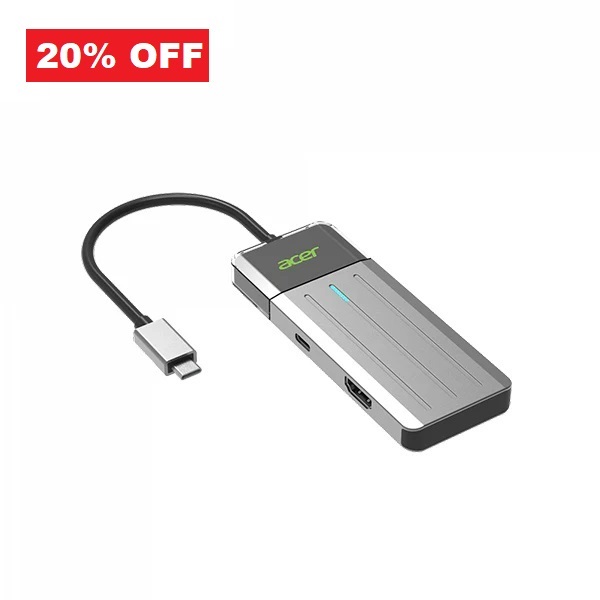 Acer 5 IN 1 USB-C Mini Dock 擴展器 ODK3H0