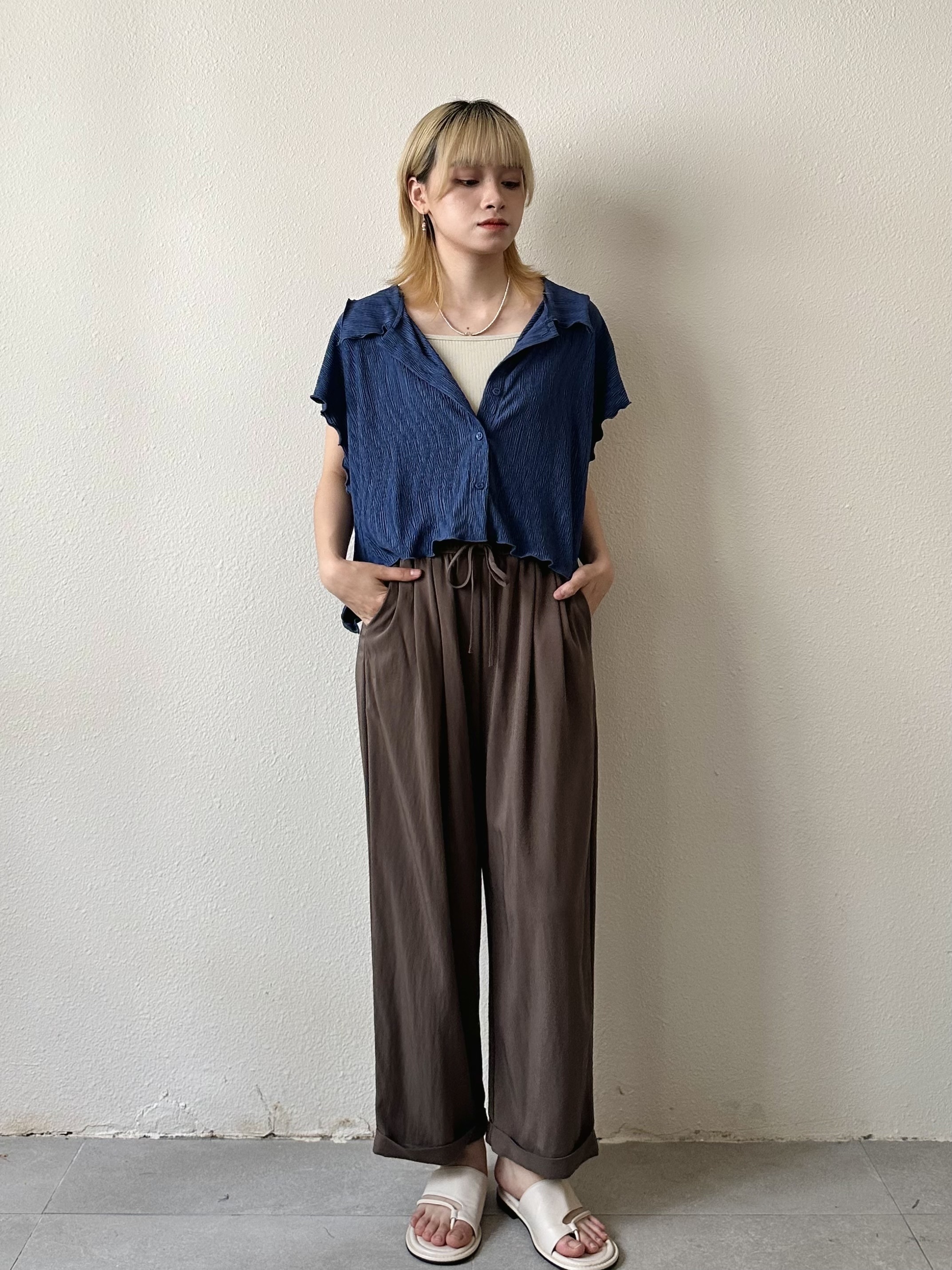 夏日必備~小個子冰感褲 - TR52690