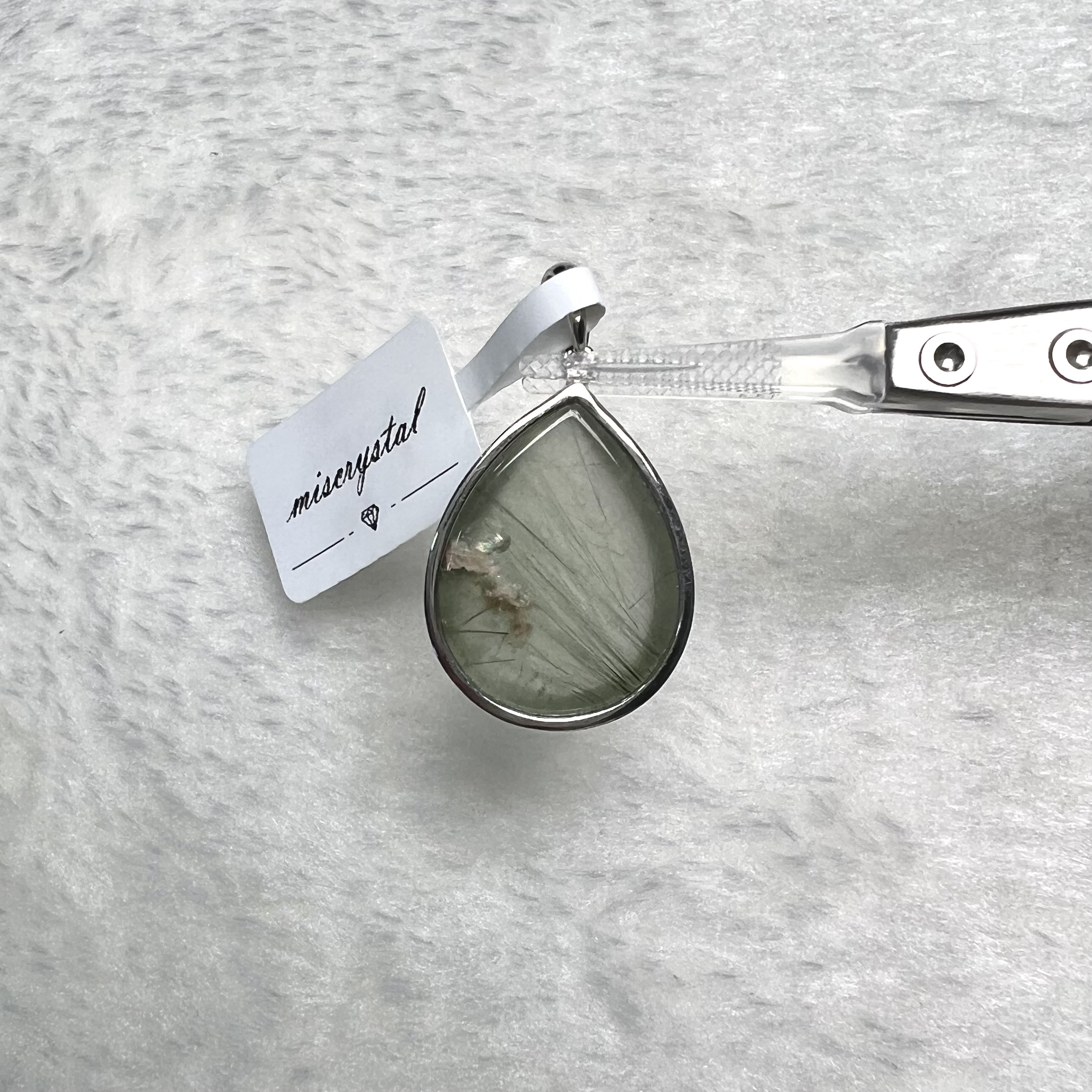 綠髮晶吊墜 #A594