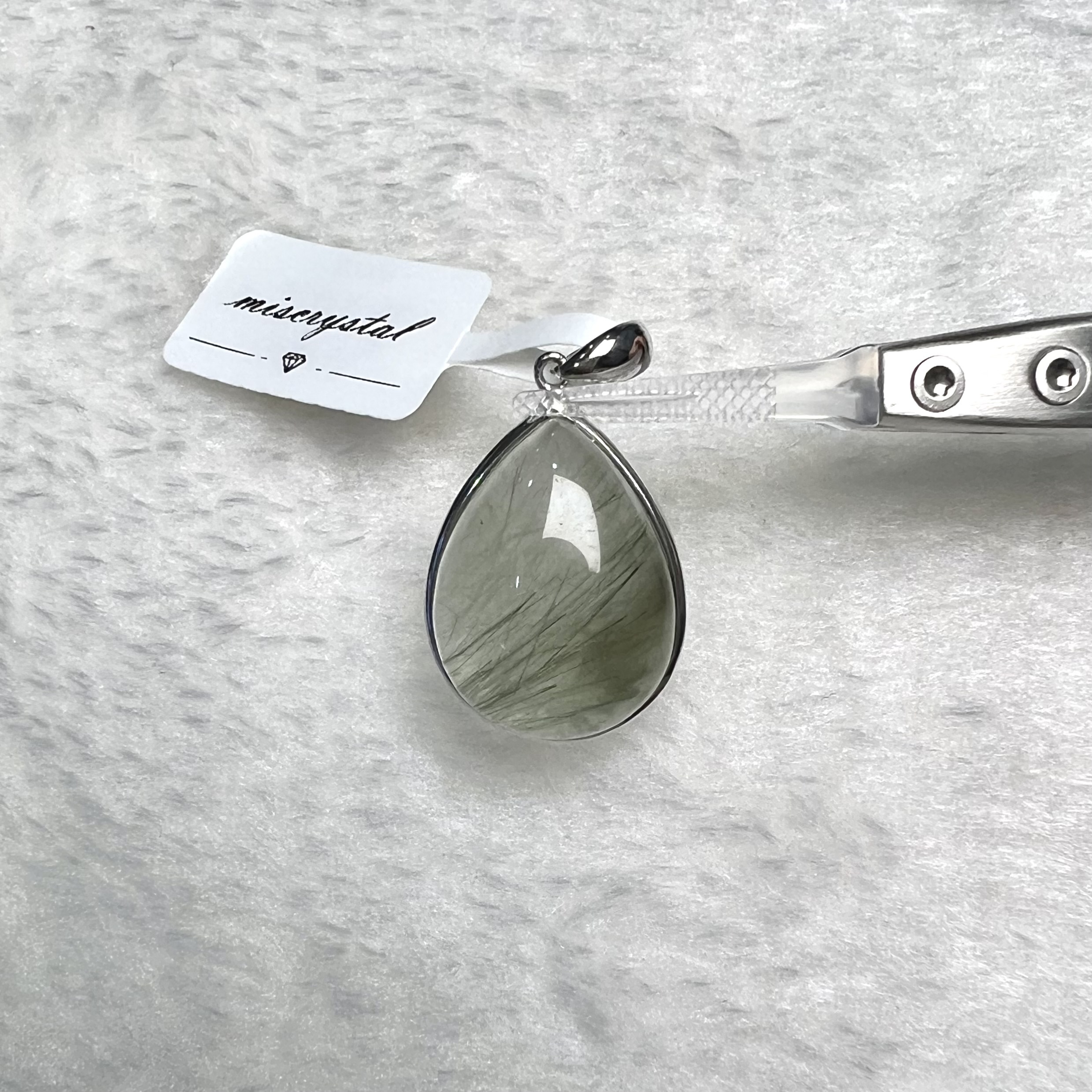 綠髮晶吊墜 #A594