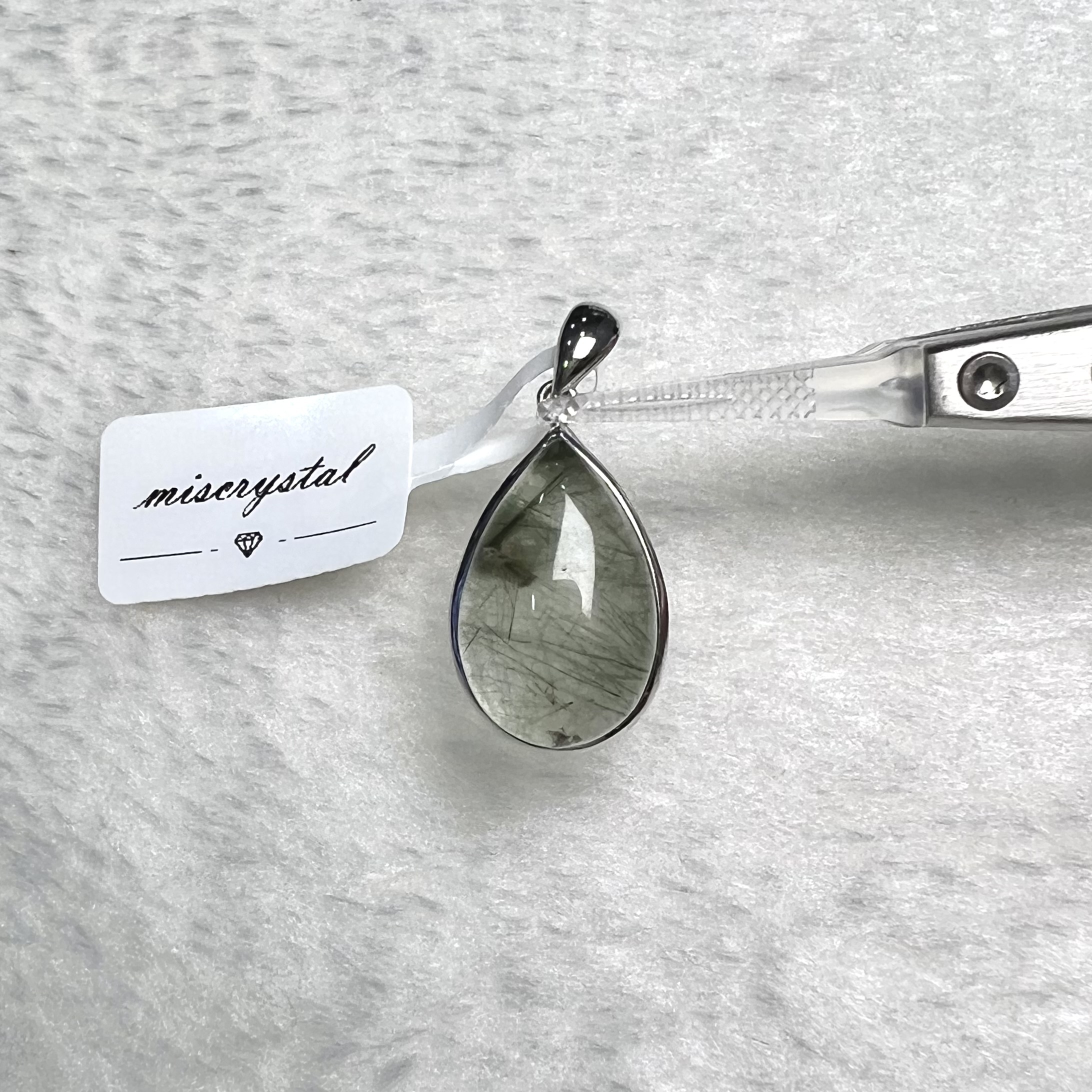 綠髮晶吊墜 #A591