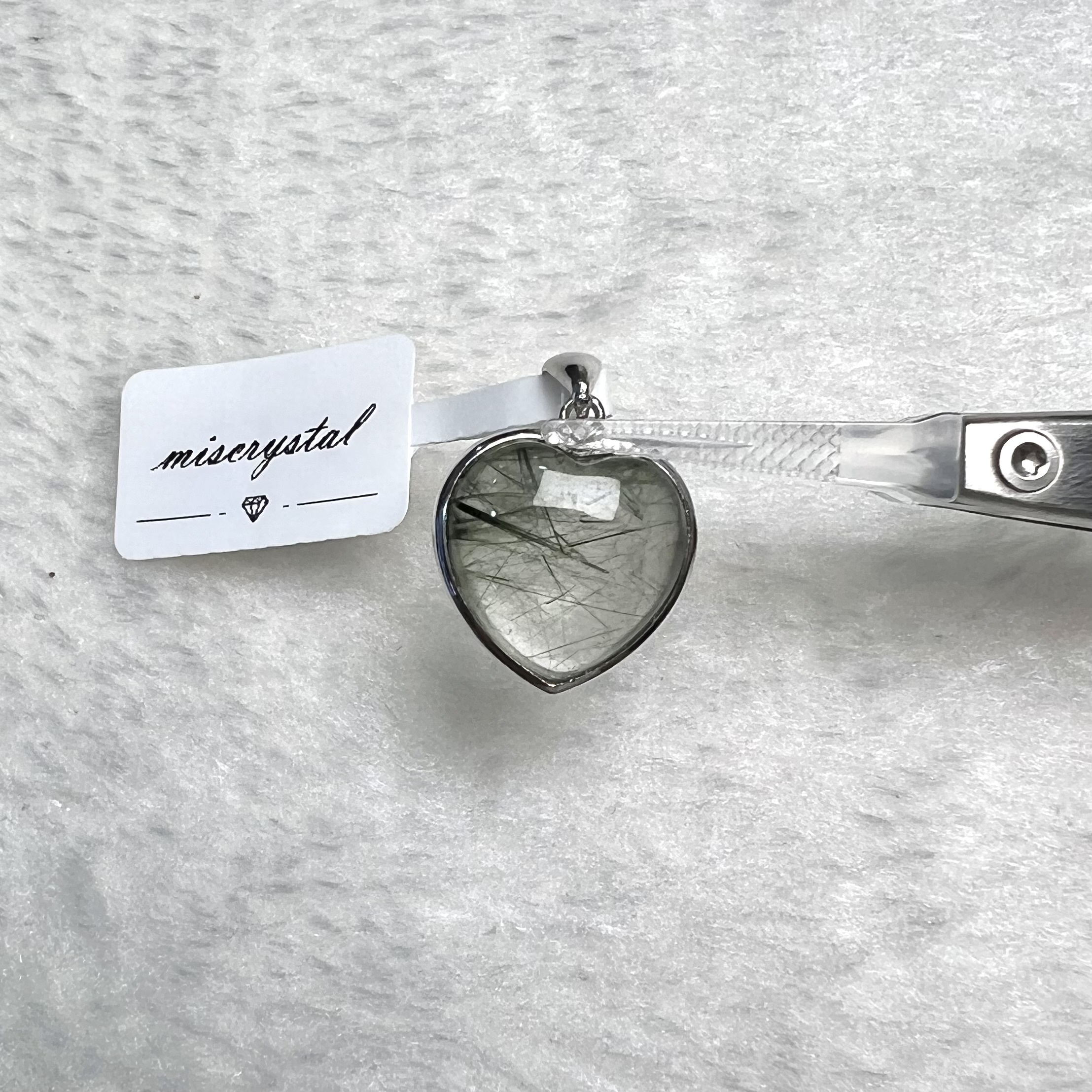 綠髮晶吊墜 #A597