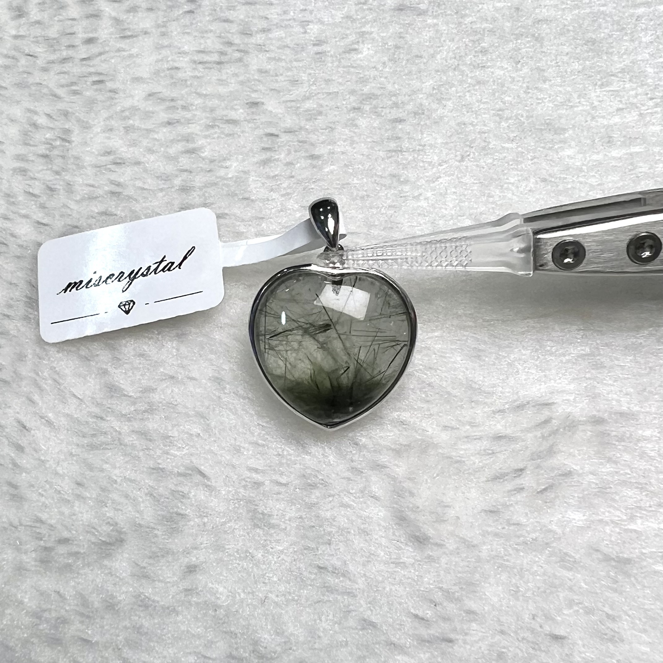 綠髮晶吊墜 #A598