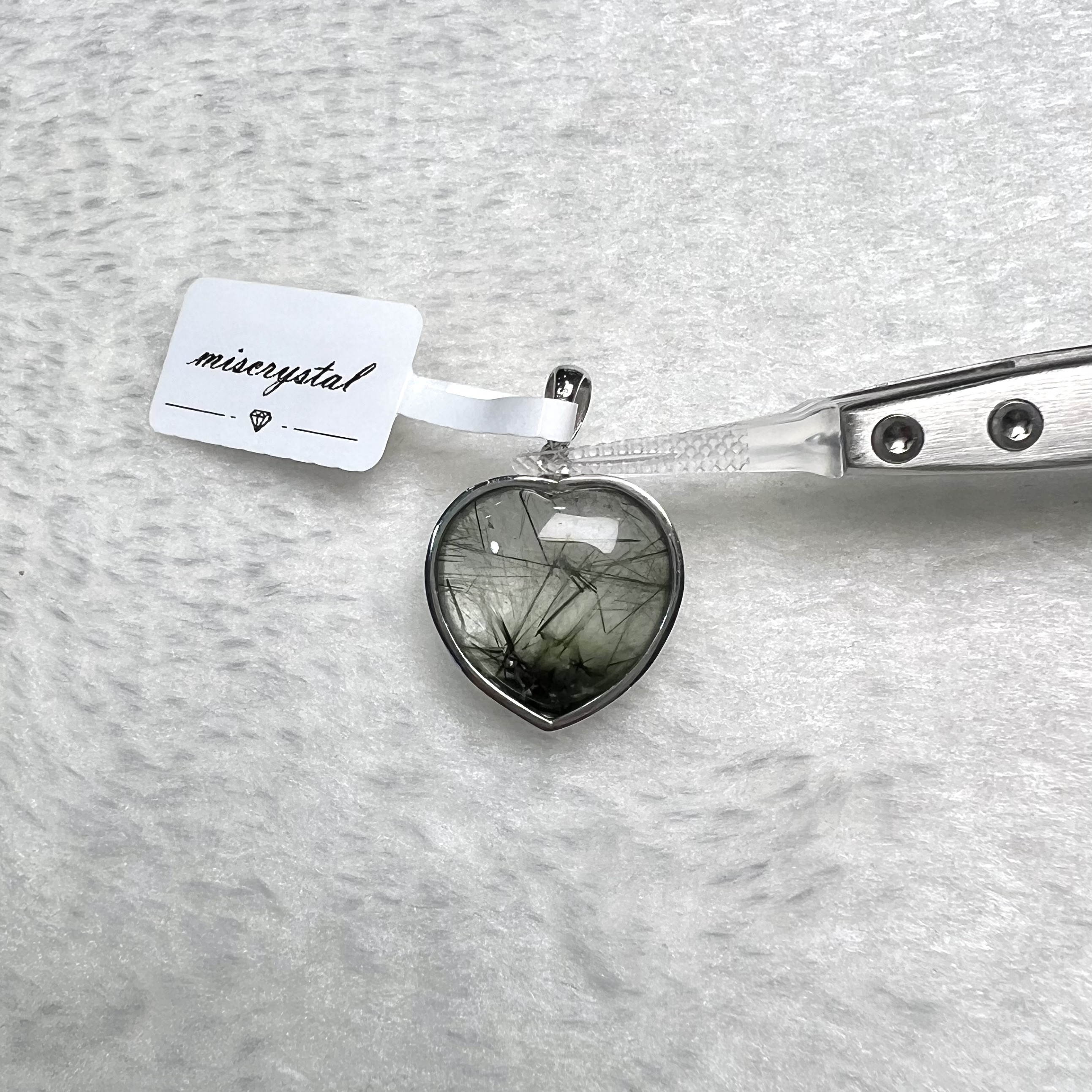 綠髮晶吊墜 #A598