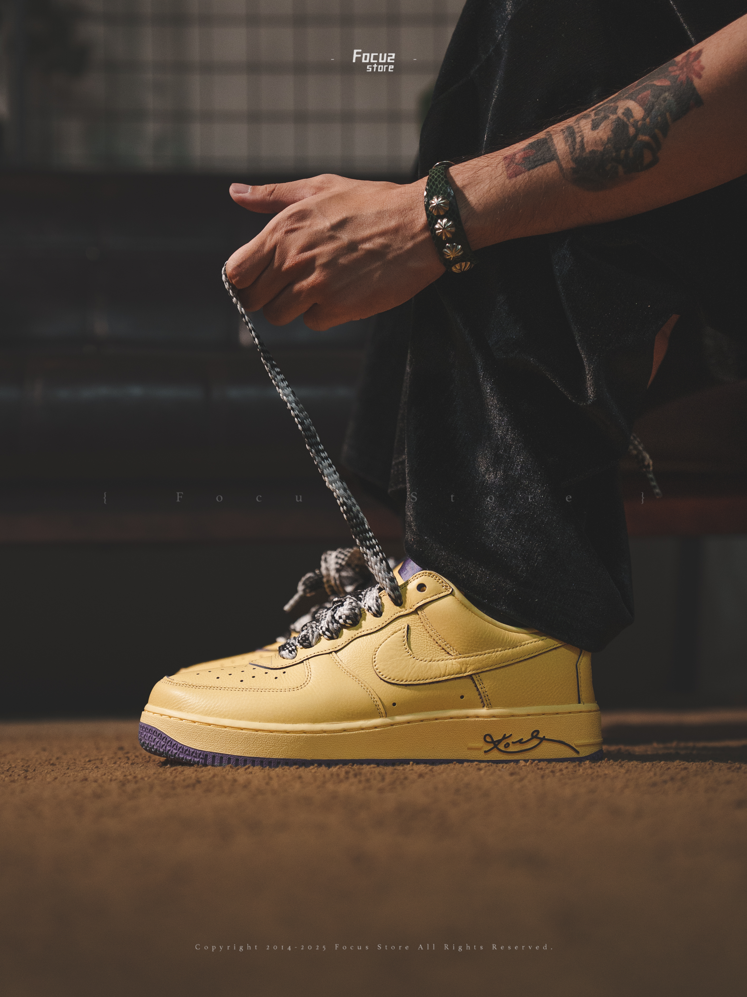 【Focus Store】部分現貨 Kobe Bryant x Nike Air Force 1 Low Protro "Soft Yellow" 米黃紫 HV9408-700