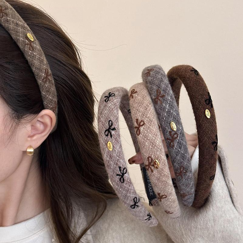 [2 FOR RM10] Retro Alphabet Gold Label Headband