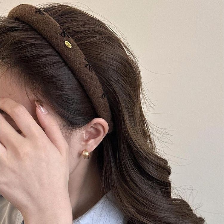 [2 FOR RM10] Retro Alphabet Gold Label Headband