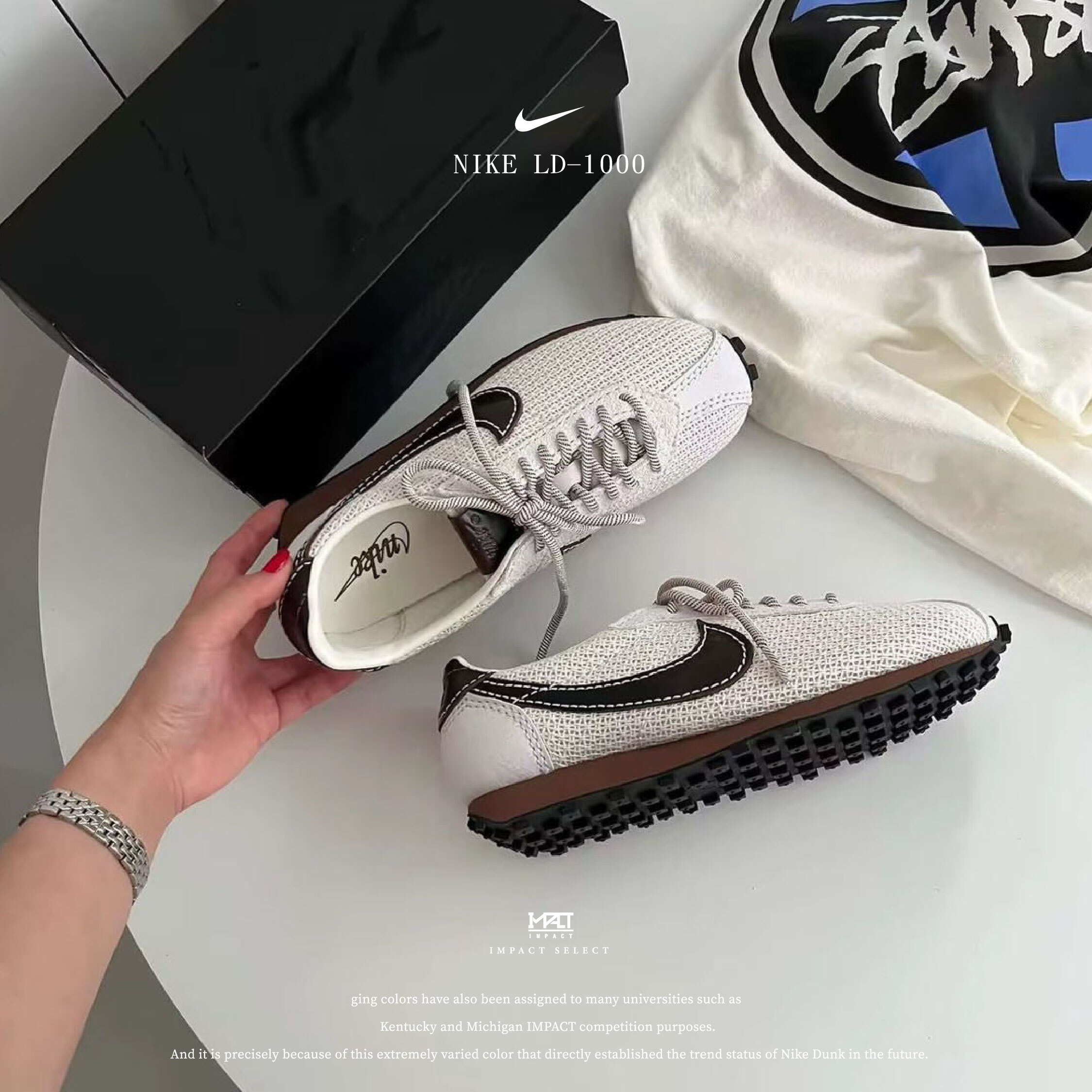 Nike LD-1000 Soft Pearl Fauna Brown 男女同款 米棕色 330-020IH7