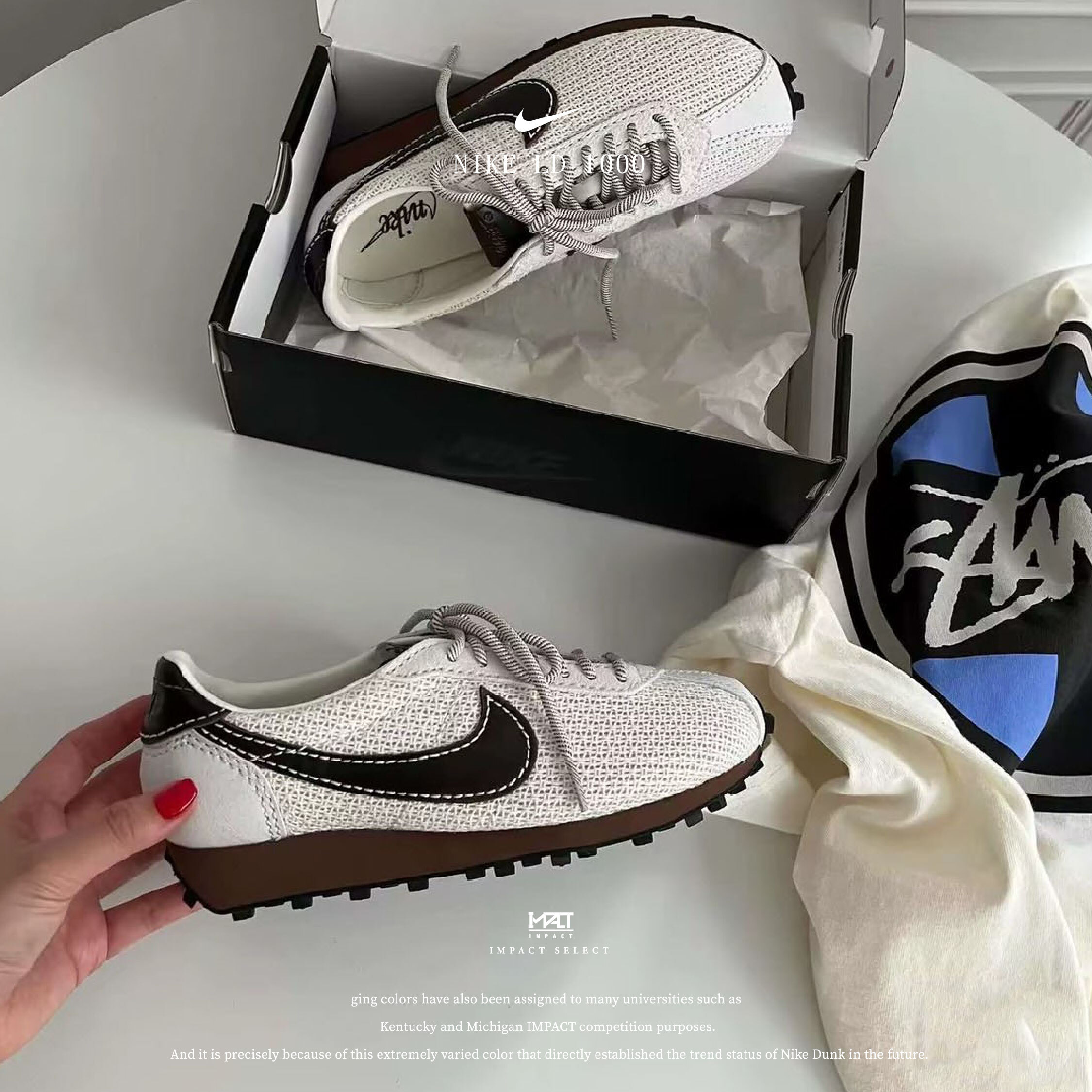 Nike LD-1000 Soft Pearl Fauna Brown 男女同款 米棕色 330-020IH7