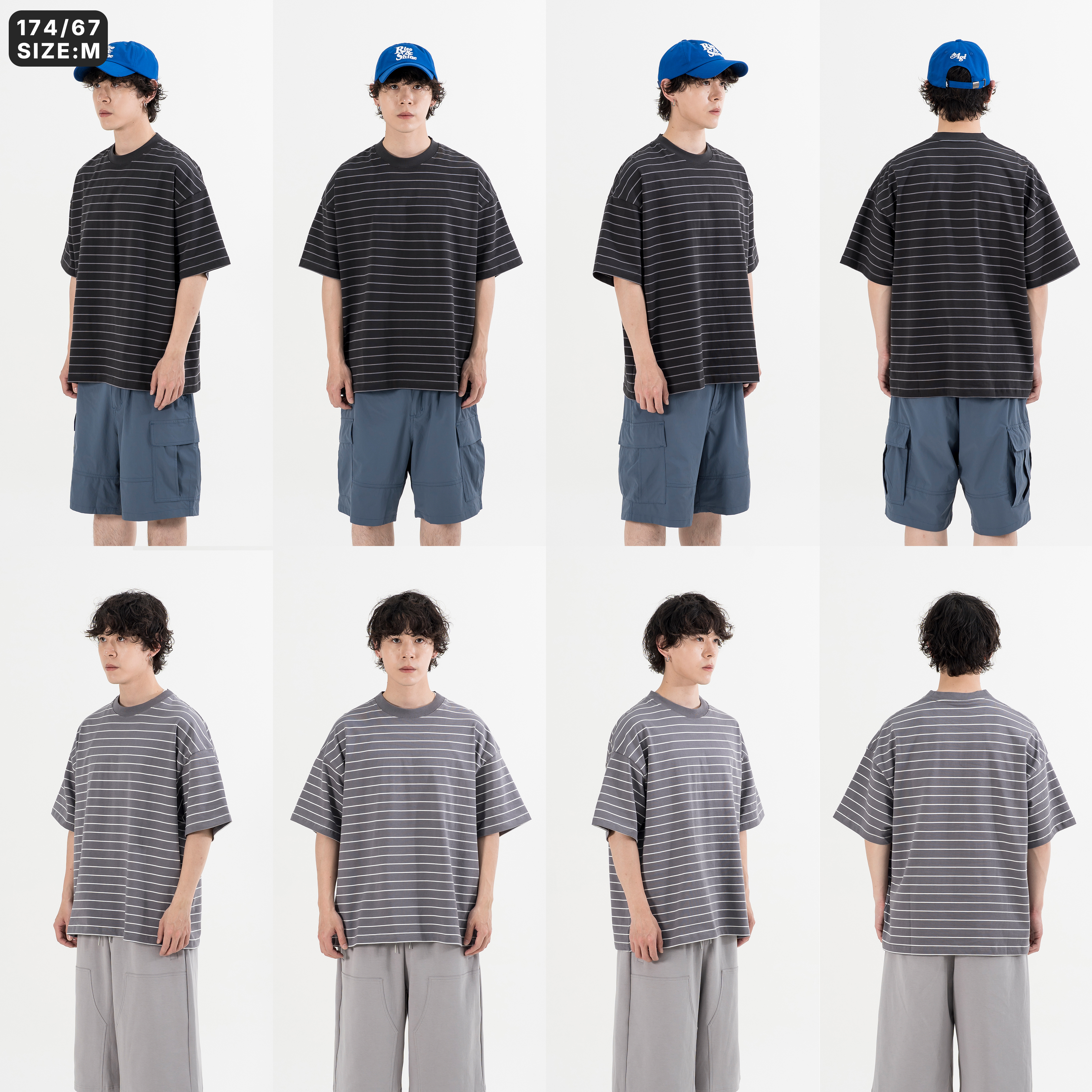 Heavyweight  Stripe Tee 重磅定織 條紋 短袖Tee [PTR-113]