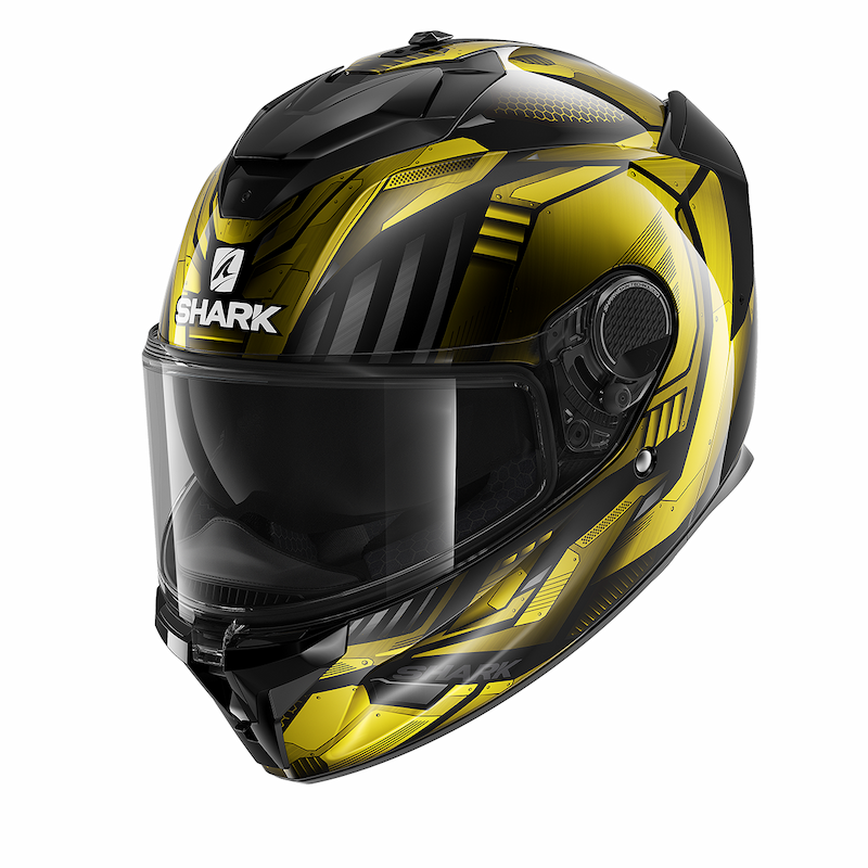 SHARK SPARTAN GT REPLIKAN 黑黃 彩繪